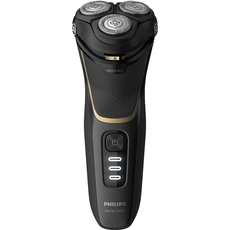 Philips S3333/54 Series 3000 Rasoio elettrico ricaricabile Wet & Dry