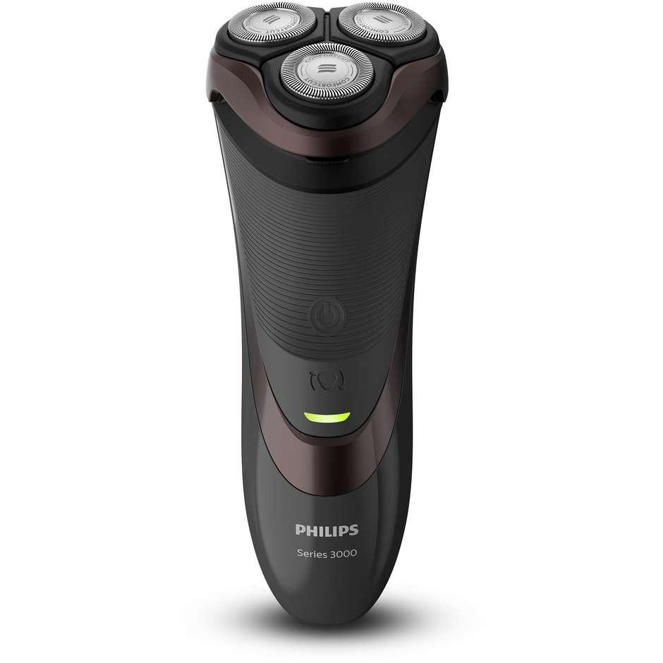 Philips S3520/06 Series3000 Rasoio Elettrico per rasatura a secco colore nero
