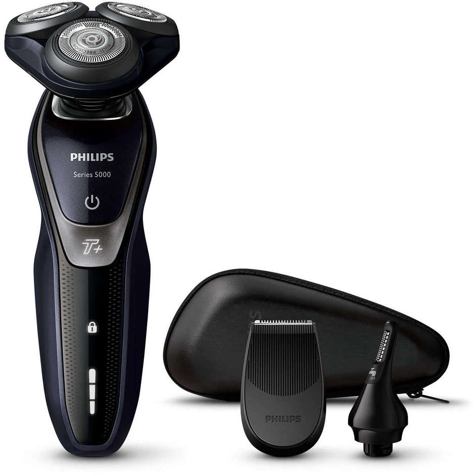 Philips S5520/45 Shaver Series 5000 rasoio elettrico ricaricabile per rasatura a secco colore nero