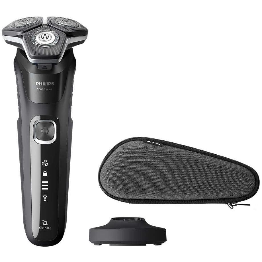 Philips S5898/35 rasoio Wet & Dry SteelPrecision con base di ricarica
