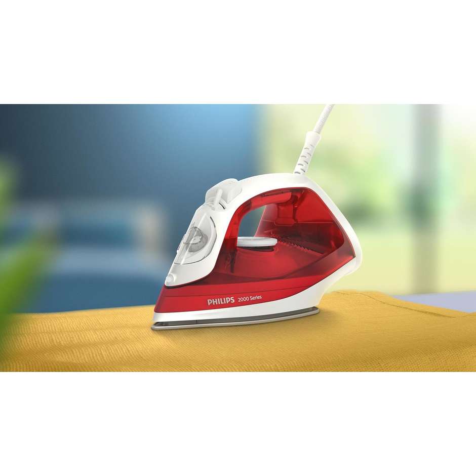 Philips Serie 2000 DST2010/40 Ferro da Stiro a Vapore Piastra Ceramica 2000 W Bianco e Blu