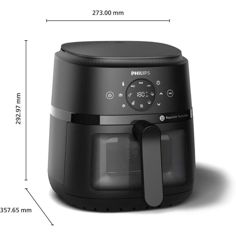 Philips Serie 2000 NA221/00 friggitrice ad aria 4,2 l 1500 W