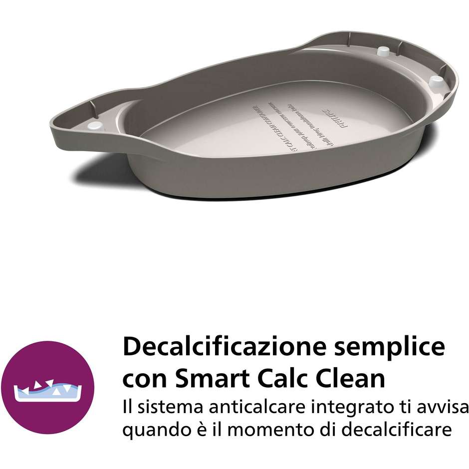Philips Serie 2000 PSG2000/80 Ferro da Stiro con Generatore di Vapore 6 Bar 2400 W Serbatoio 1.4 L Bianco e Grigio