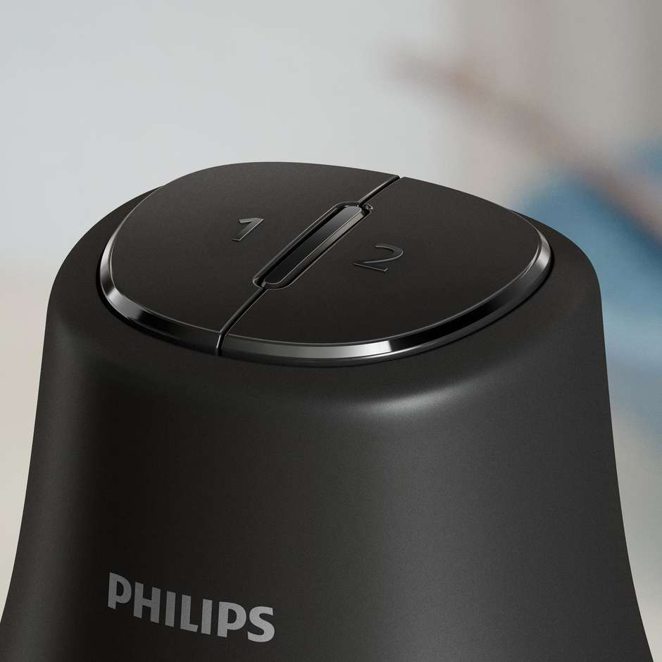 Philips Serie 3000 HR1501/00 Tritatutto Compatto 450W Ciotola 1L 4 Lame Inox Nero