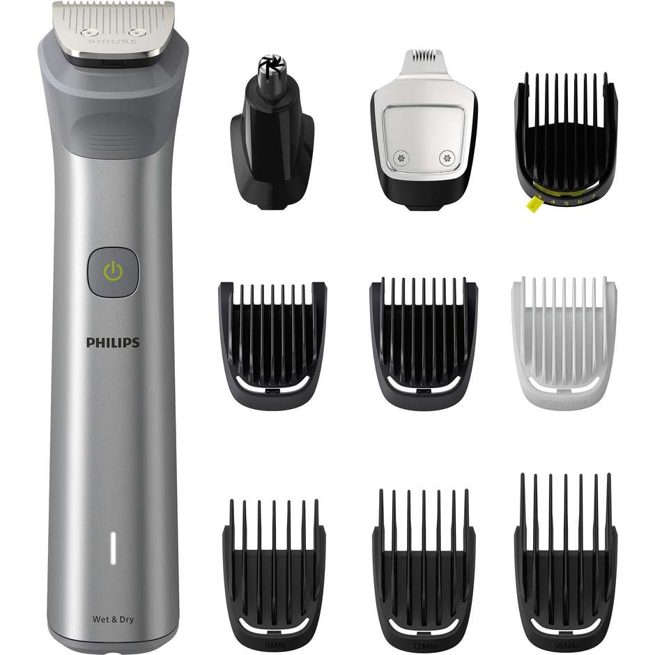 Philips  Serie 5000 All-in-One Trimmer+ Accessori Colore Acciaio inox