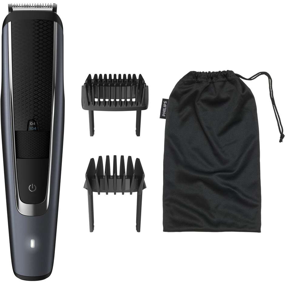 Philips Serie 5000 BT5502/15 Regolabarba elettrico ricaricabile con accessori colore nero
