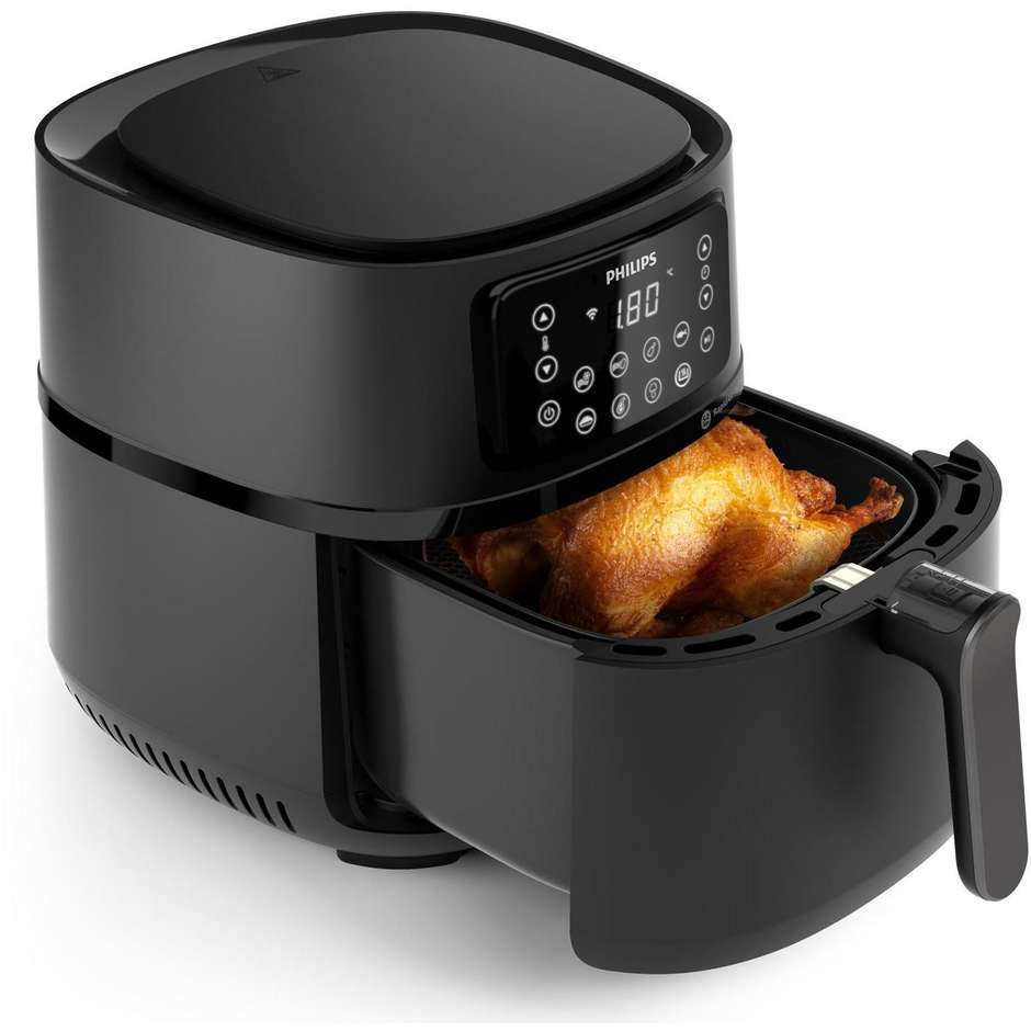 Philips Serie 5000 HD9285/93 Airfryer XXL connessa 7,2 L, 2.000 W con teglia