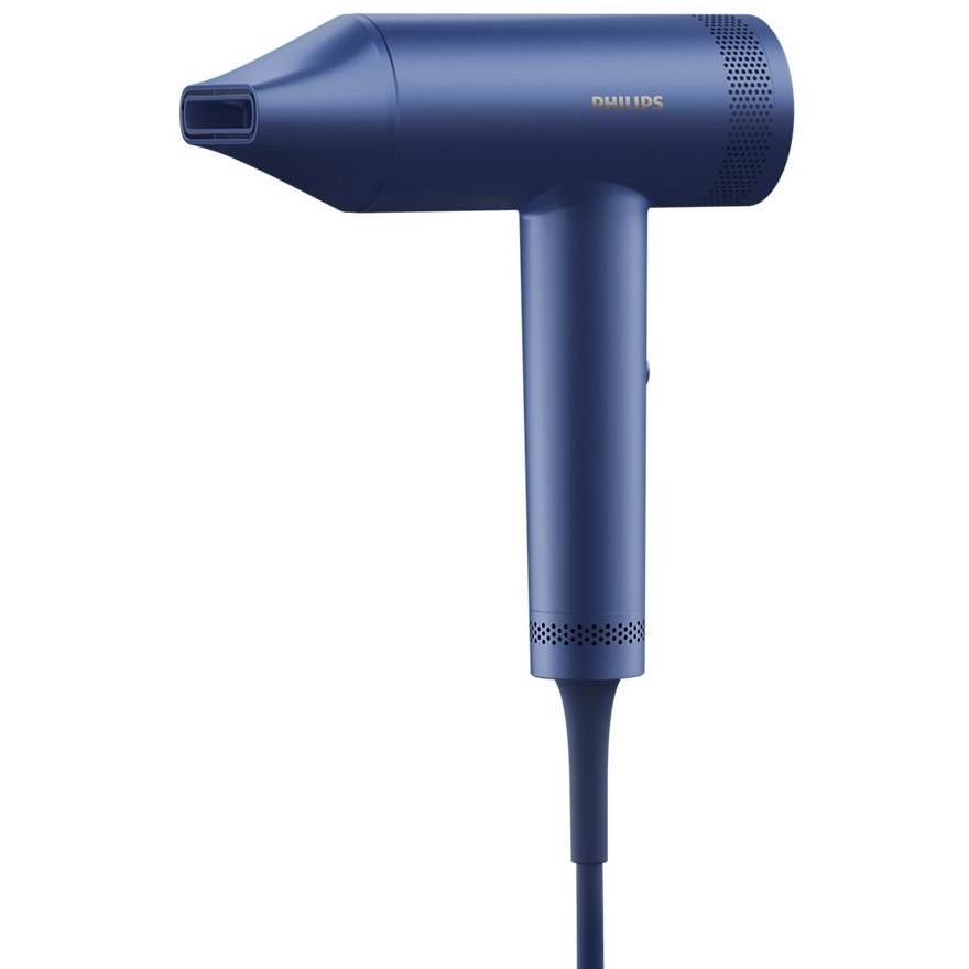 Philips Serie 8000 BHD839/10 Asciugacapelli ad Alta Velocità con Sensore Termico SenseIQ 1400 W Blu e Oro