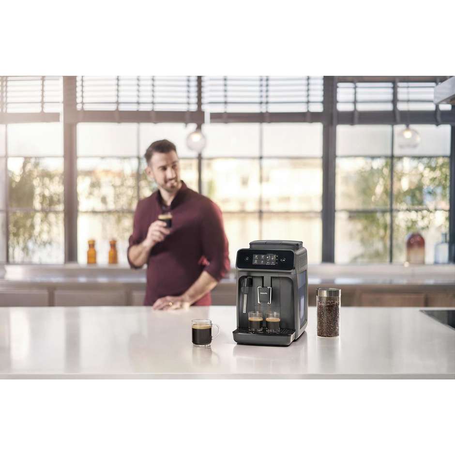 Philips Series 1200 EP1224 Macchine da caffè completamente automatiche Potenza 1500 W Colore Nero