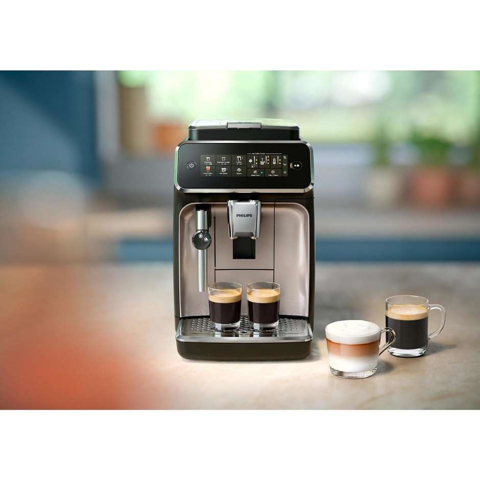 Philips Series 1200 EP3321/40 Macchina da Caffè Automatica in Chicchi 15 Bar Nero