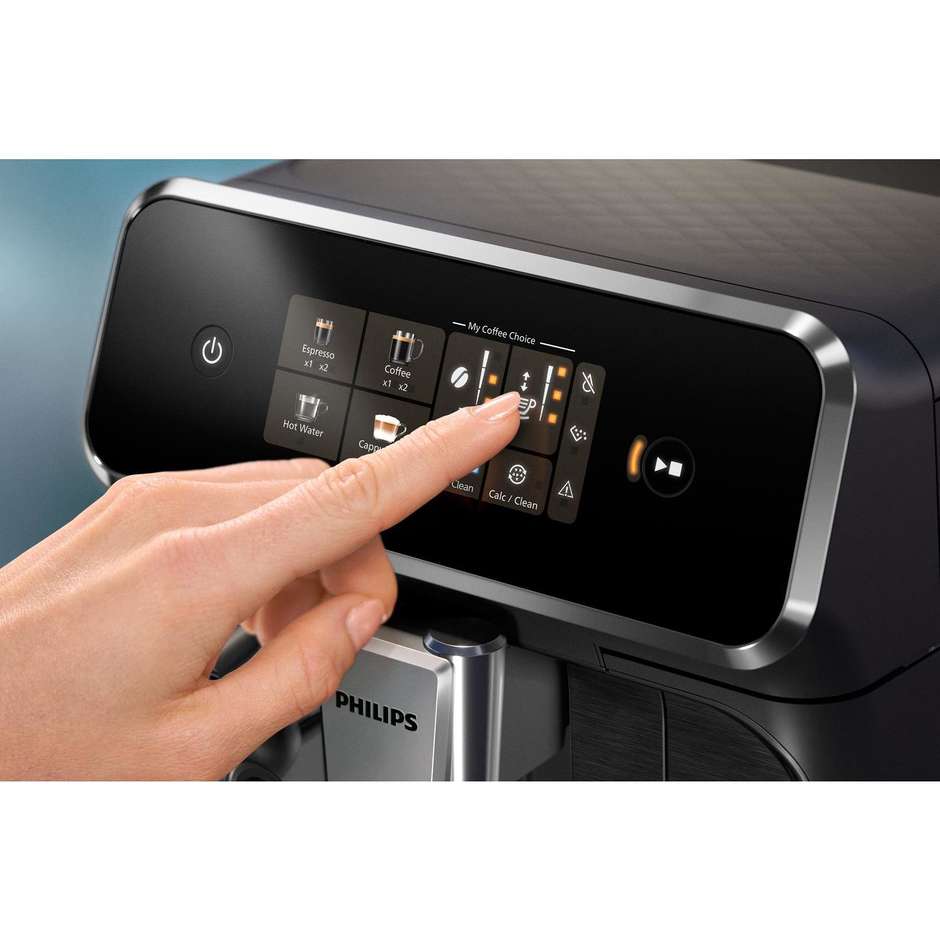 Philips Series 2300 LatteGo EP2334/10 Macchina da caffè automatica 4 bevande Colore Nero