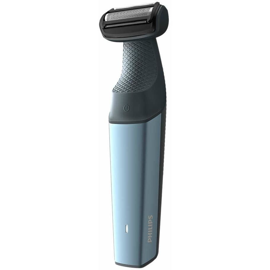 Philips Series 3000 BG3027/05 Bodygroom Rifinitore impermeabile per corpo e inguine + Accessori Wet & Dry Colore Nero, Blu