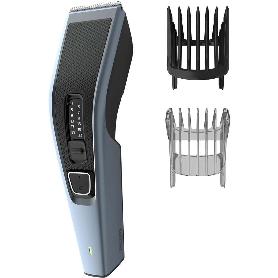 Philips Series 3000 HC3530/15 Tagliacapelli Ricaricabile Cordless 75 Minuti con Lame Inox Nero