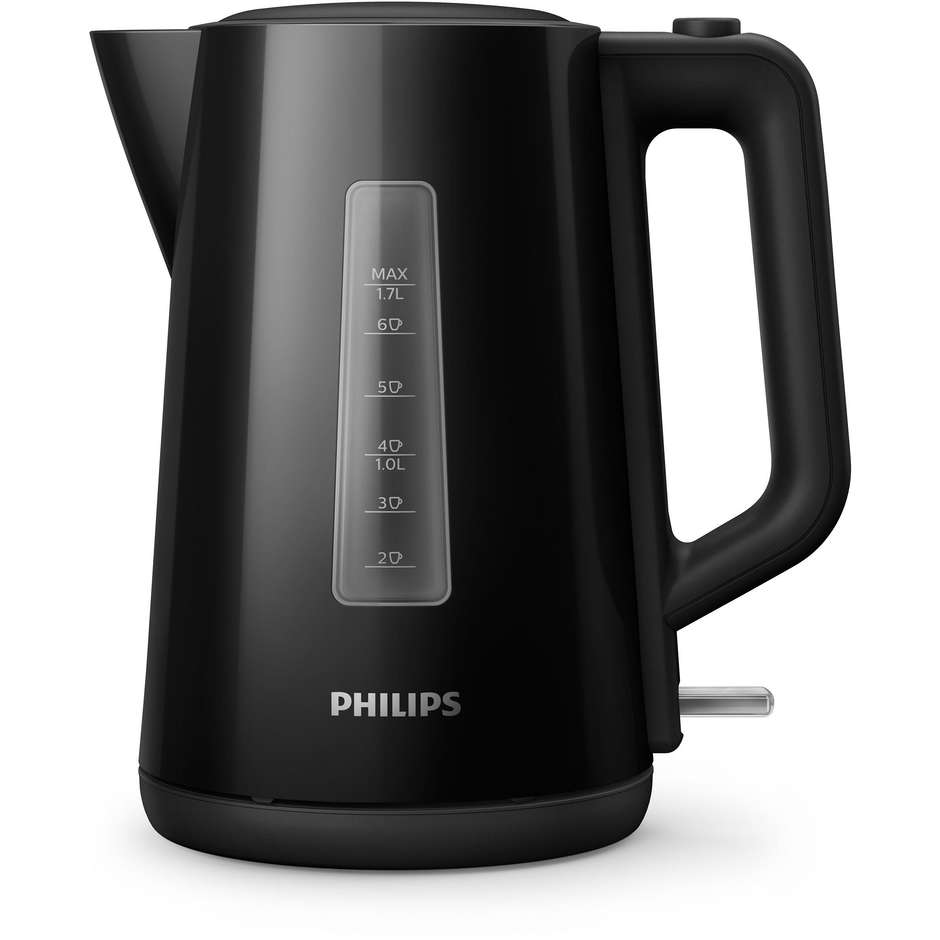 Philips Series 3000 HD9318/20 Bollitore Elettrico 1,7 Litri 2200 W Plastica Opaca Nero