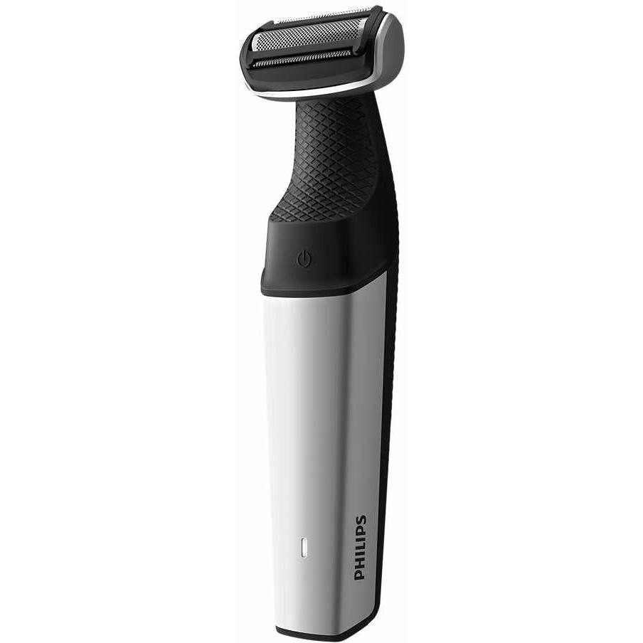 Philips Series 5000 BG5021/15 Bodygroom Rifinitore impermeabile per corpo e inguine Colore Nero, Argento