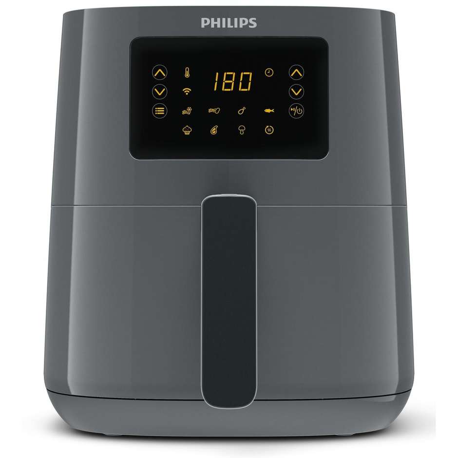 Philips Series 5000 Friggitrice ad aria Capacita 4.1 Lt Potenza 1400 W Colore Nero, Grigio