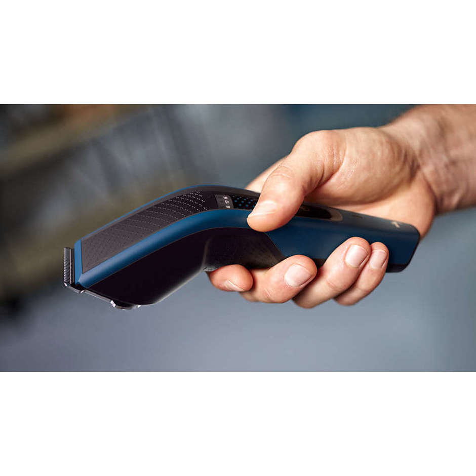 Philips Series 5000 HC5612/15 Hairclipper Tagliacapelli con Trim-n-Flow PRO e 28 Lunghezze Blu