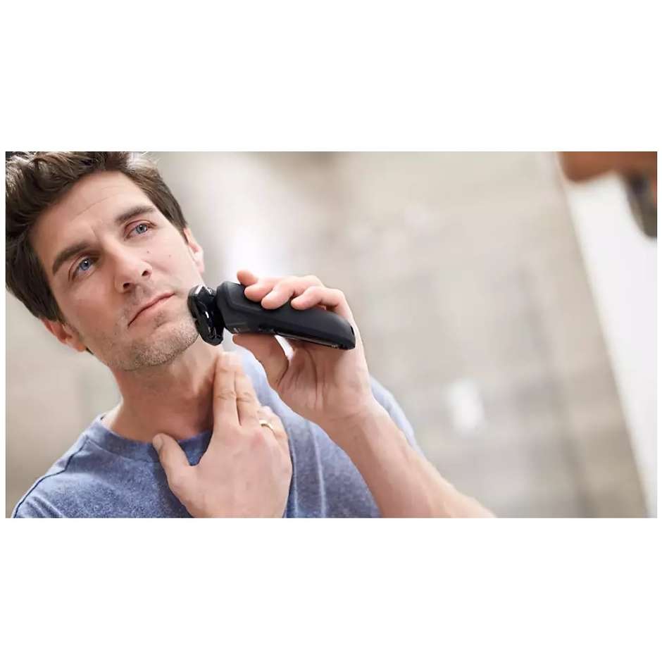 Philips Shaver Serie 5000 S5585/35 Rasoio Elettrico Wet & Dry con Quick Clean Pod e Sensore Barba
