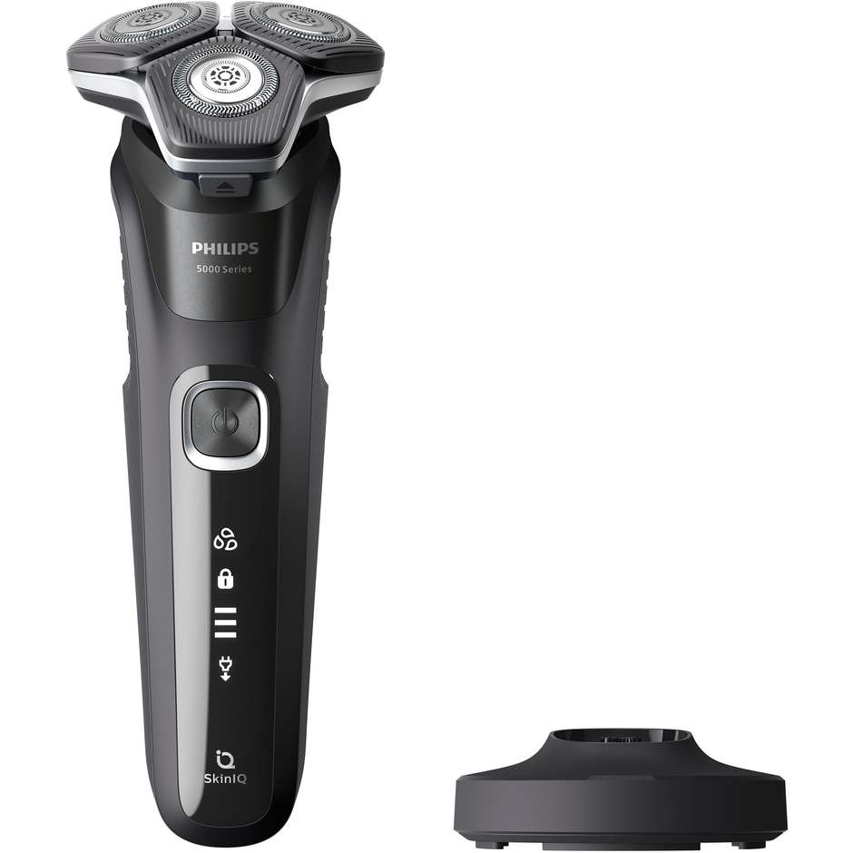 Philips Shaver Serie 5000 S5898/25 Rasoio Elettrico Wet & Dry con Tecnologia SkinIQ