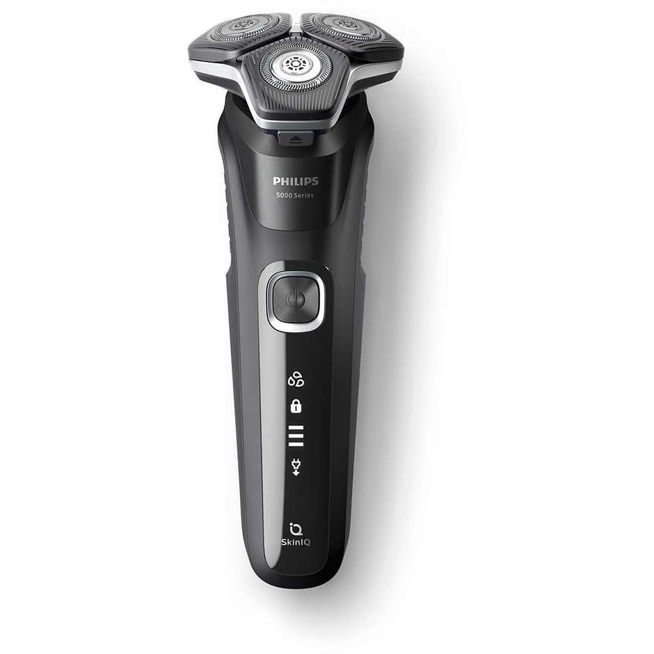 Philips Shaver Serie 5000 S5898/35 Rasoio Elettrico Wet & Dry con Quick Clean Pod e Custodia