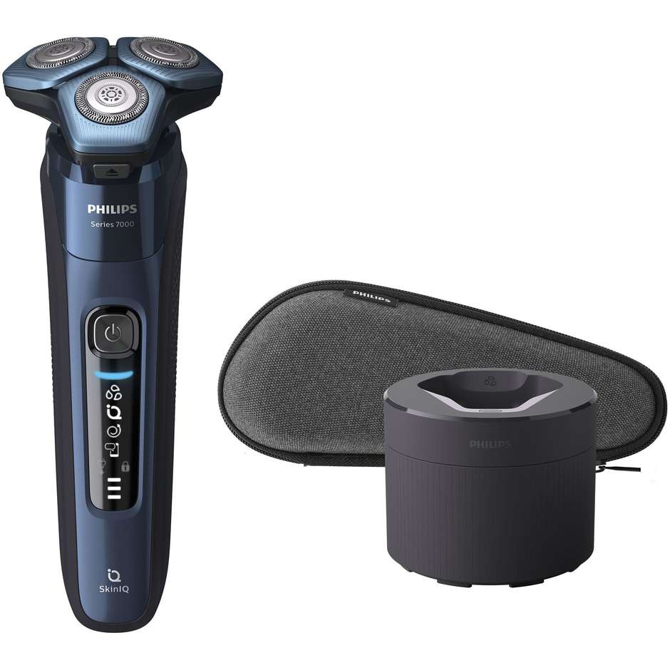 Philips Shaver Serie 7000 S7782/50 Rasoio Elettrico Wet & Dry con Quick Clean Pod e Sensore Movimento