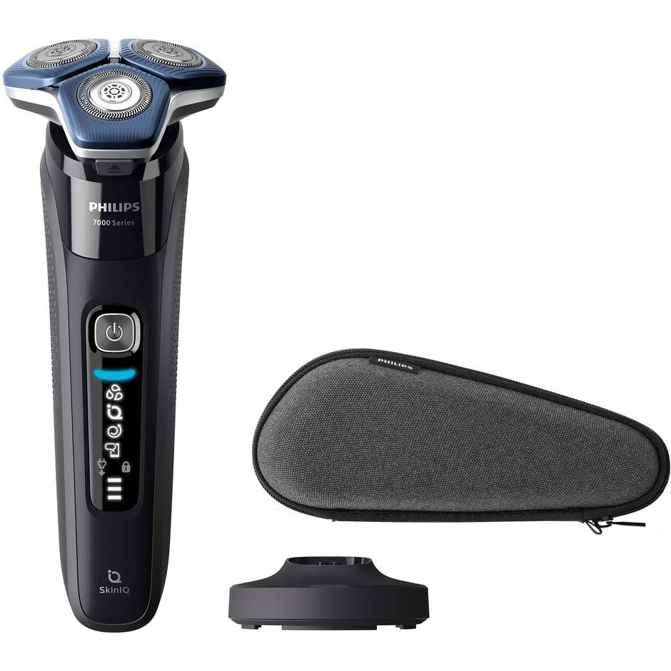 Philips Shaver Serie 7000 S7886/35 Rasoio Elettrico Wet & Dry con Rivestimento SkinGlide e Bluetooth