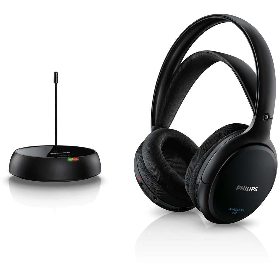 Philips SHC5200/10 Cuffia Hi-Fi Wireless Bluetooth Colore Nero