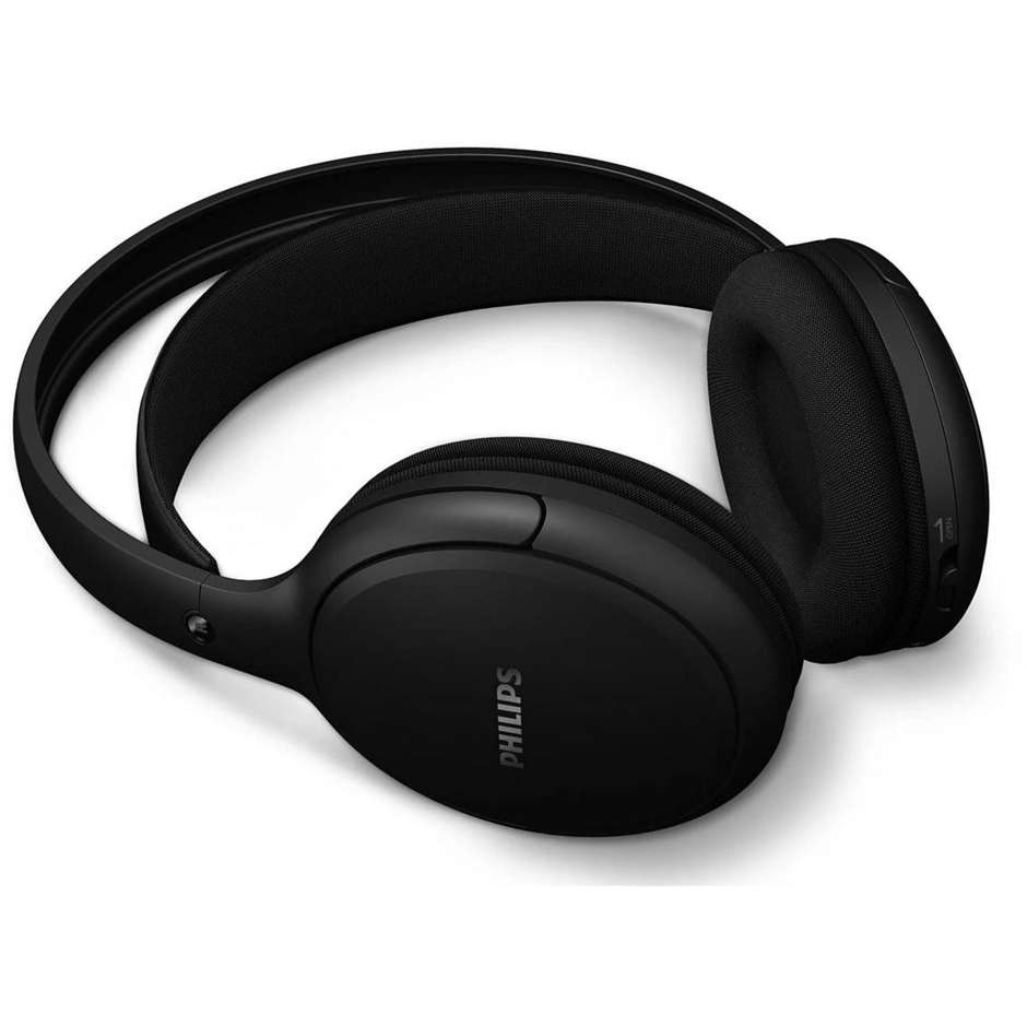 PHILIPS SHC5200M2/12 Cuffie TV Wireless per Ascolto Televisivo ad Alta Definizione Autonomia 30 Colore Black
