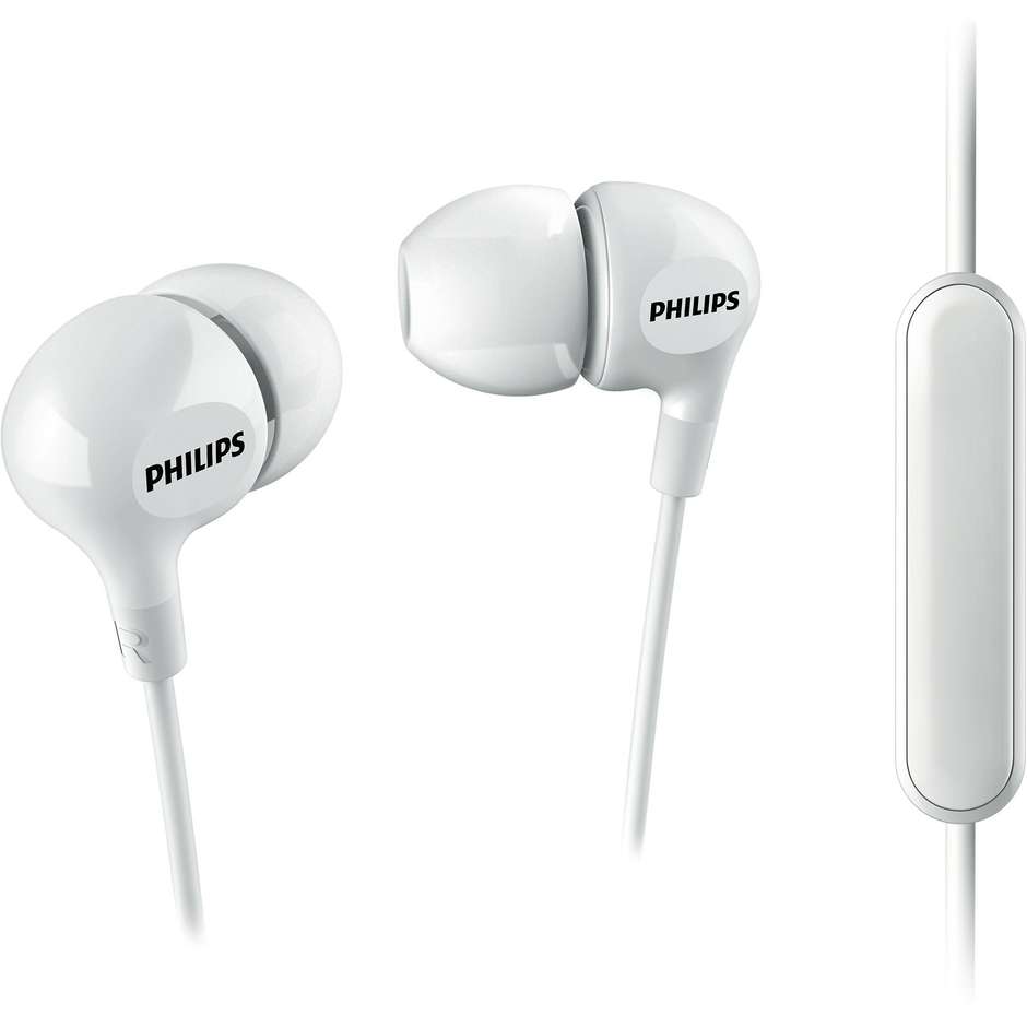 Philips SHE3555 Beamers Cuffie auricolari con microfono colore Bianco
