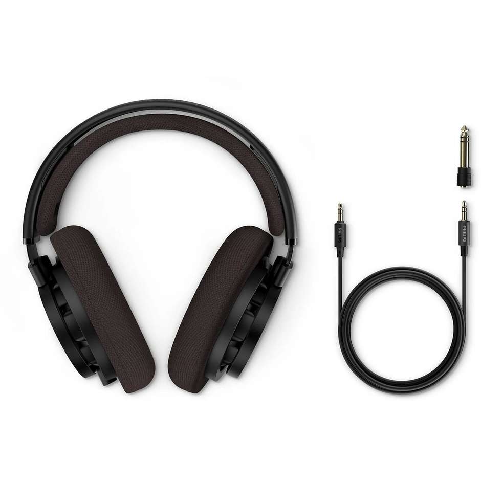 Philips SHP9500CY/00 Cuffia Cablato A Padiglione Colore Nero, Marrone