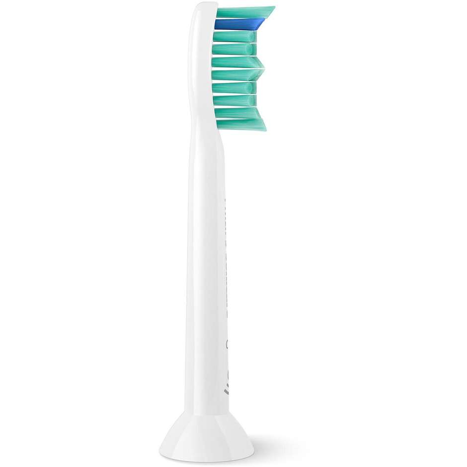 Philips Sonicare HX6012/87, 2 testine di ricambio bianche con aggancio Click-on