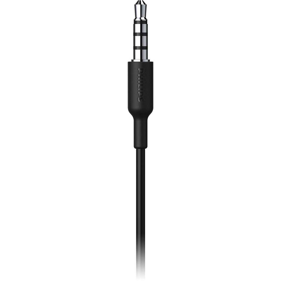 Philips TAA1105BK/00 Cuffie con Filo per Fitness e Sport Supporti per l'orecchio Flessibili Colore Nero