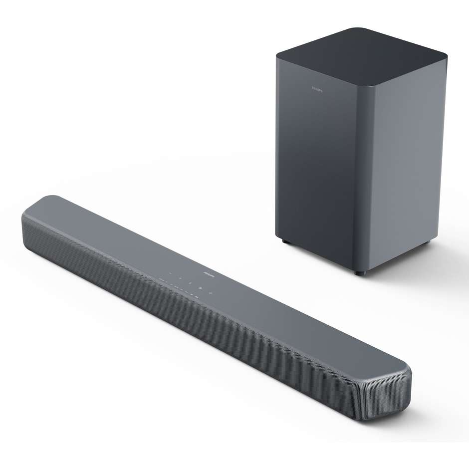 Philips TAB5601/10 Soundbar 2.1 145 W RMS con subwoofer wireless grigia