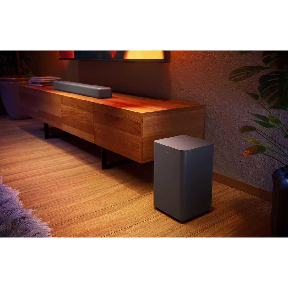 Philips TAB5601/10 Soundbar 2.1 145 W RMS con subwoofer wireless grigia