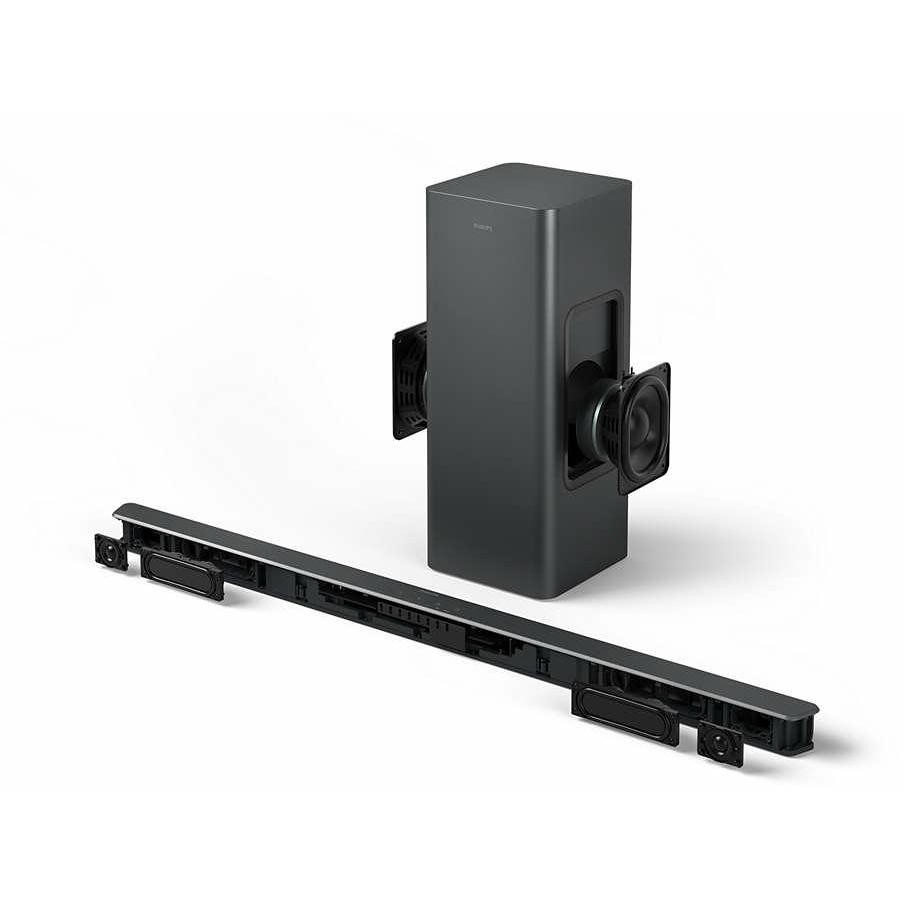 Philips TAB6309/10 Soundbar 2.1 Canali 160W Subwoofer Wireless Dolby Atmos Grigio