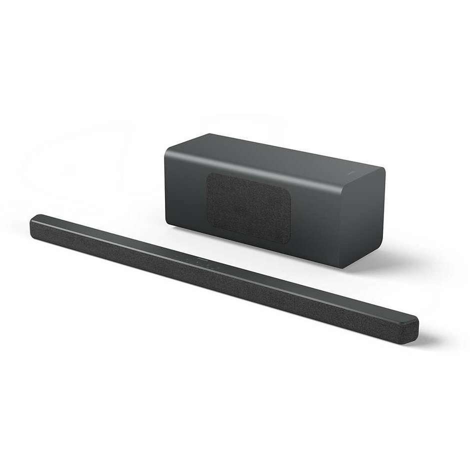 PHILIPS TAB6309/10 Soundbar TV Stereo 2.1 con Subwoofer per Home Cinema DTS Colore Grey