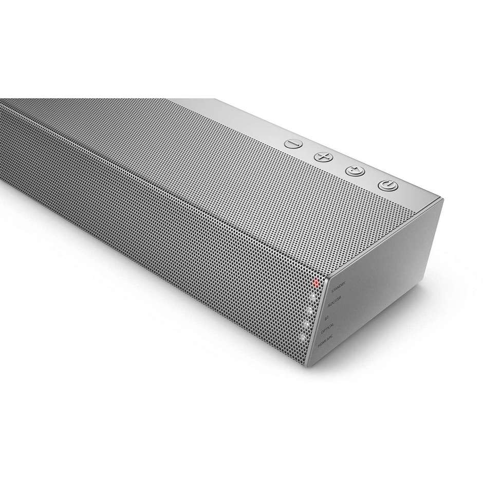 Philips TAB6405-10 Home Soundbar con Subwoofer Potenza 140 W colore silver