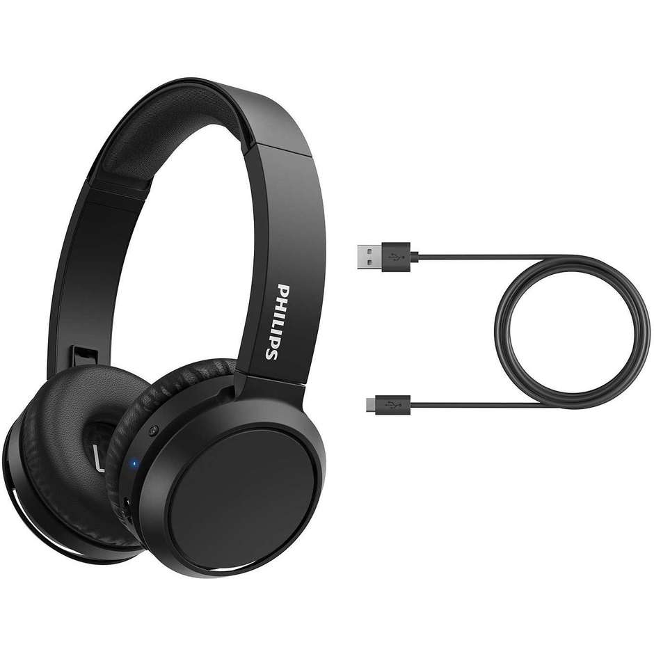 Philips TAH4205BK/00 Cuffie Wireless Bluetooth 5.0 Over-Ear Ripiegabili 29h Nero