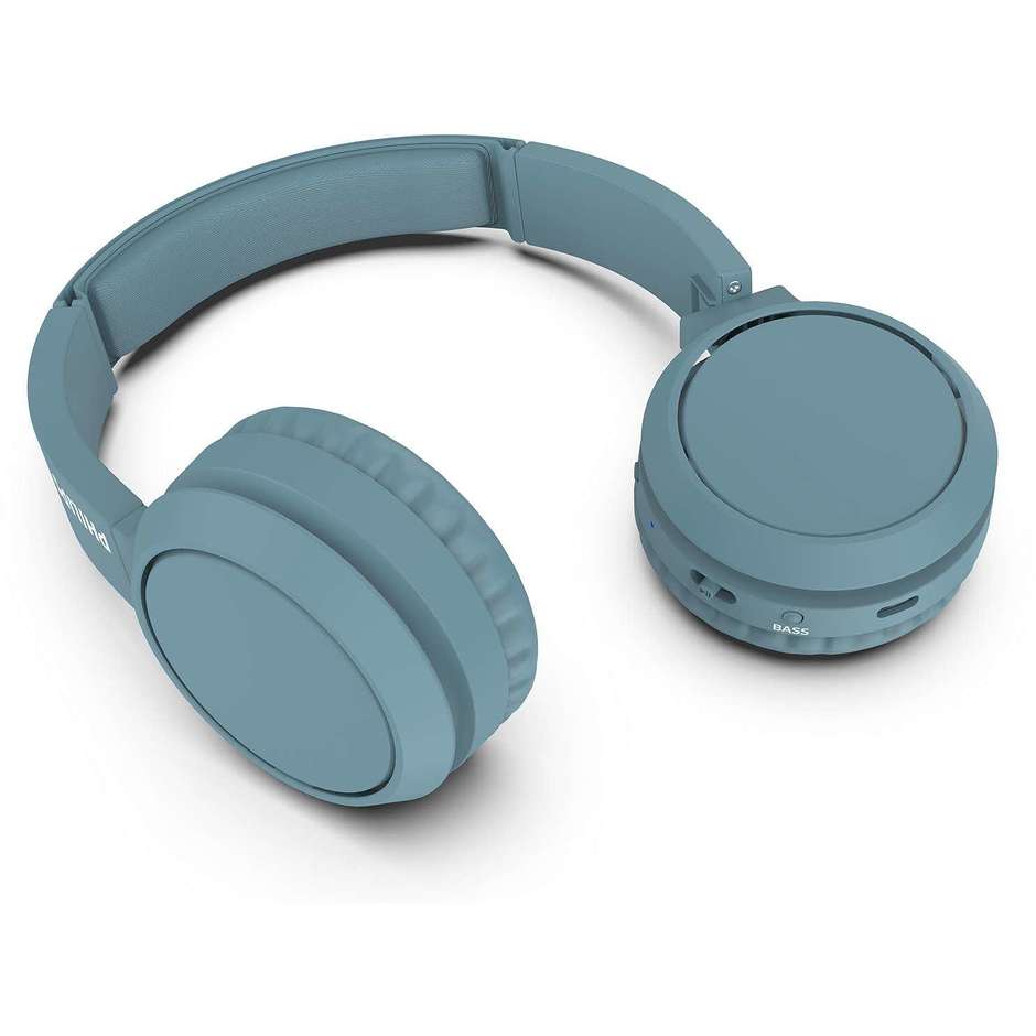 Philips TAH4205BL/00 Cuffie Wireless Over-Ear Bluetooth 5.0 29h Ripiegabili Blu