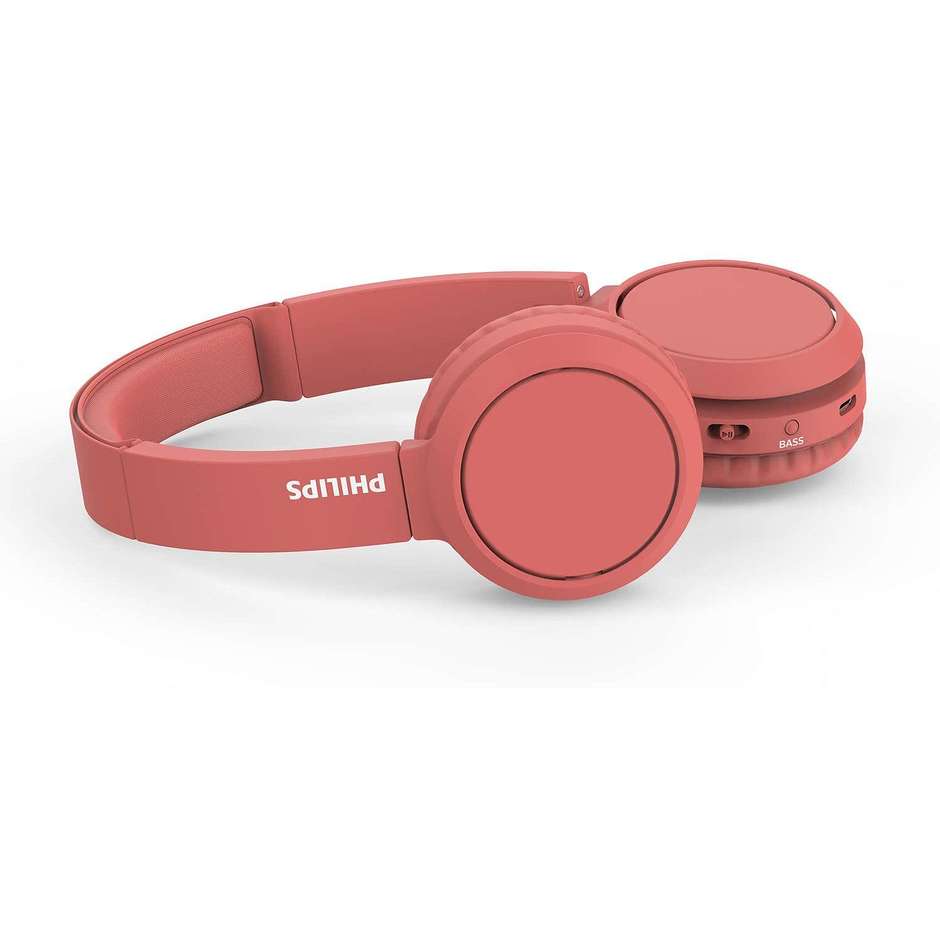 Philips TAH4205RD/00 Cuffie wireless Bluetooth sovrauricolari colore rosso
