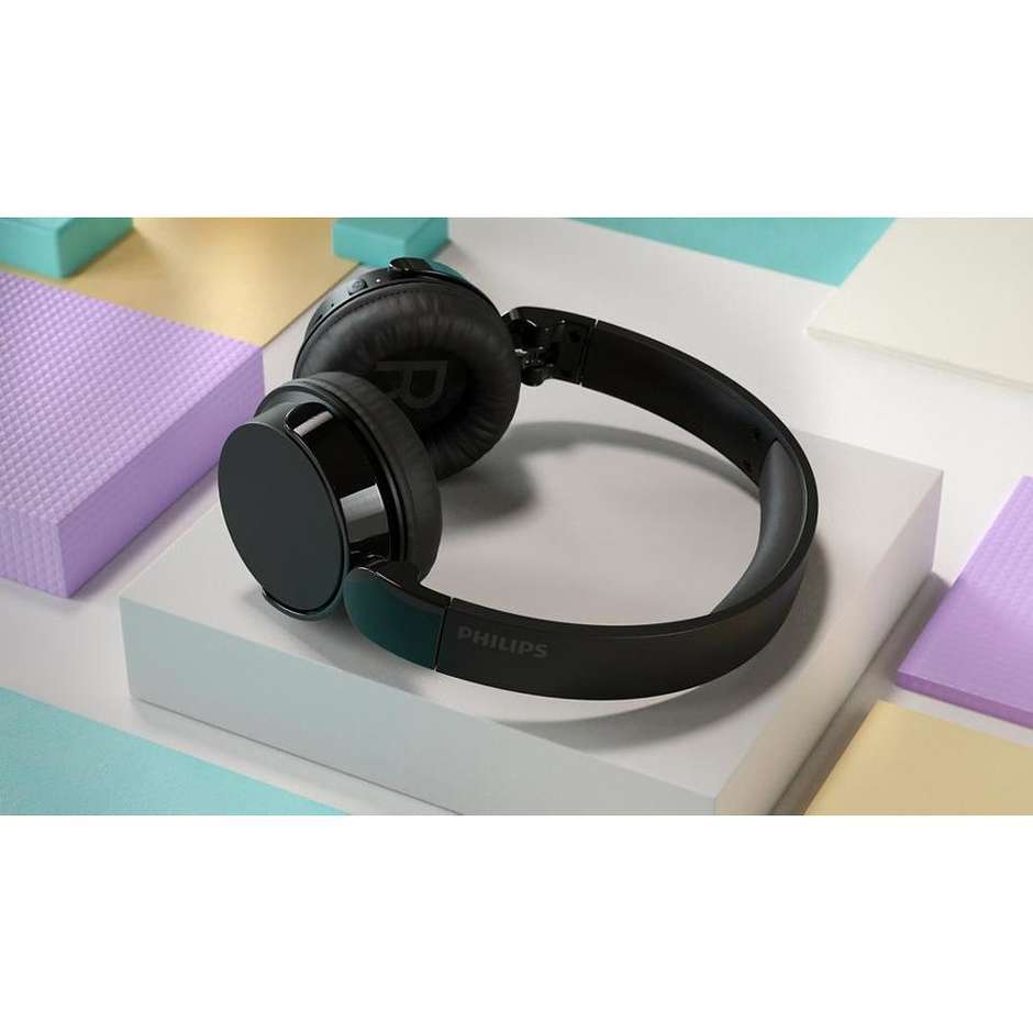 Philips TAH4209BK/00 Cuffie Wireless Bluetooth ad Alta Risoluzione Nero