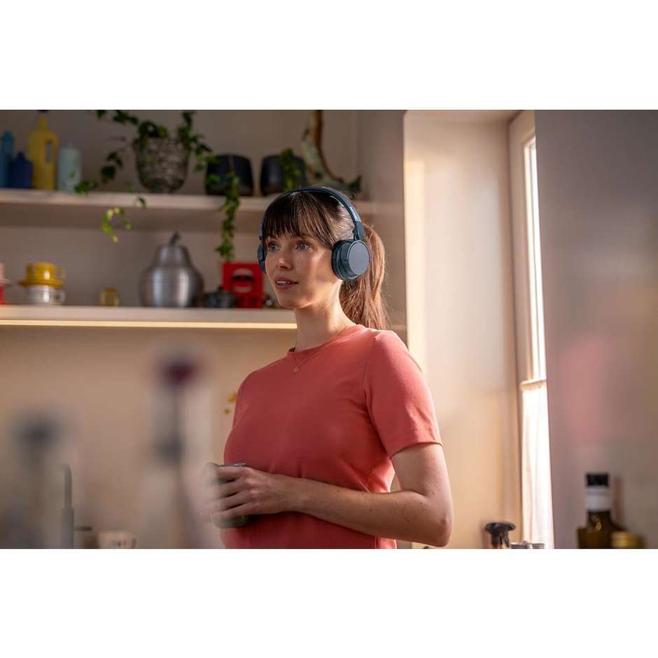 PHILIPS TAH4209BL/00 Cuffie Wireless Bluetooth con Microfono Integrato Autonomia 55 Colore Blue
