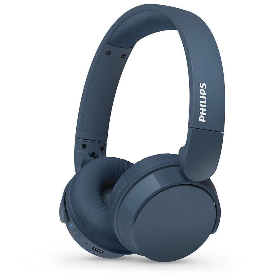 Philips TAH4209BL/00 Cuffie Wireless Bluetooth Supraurali Ripiegabili 55h Blu
