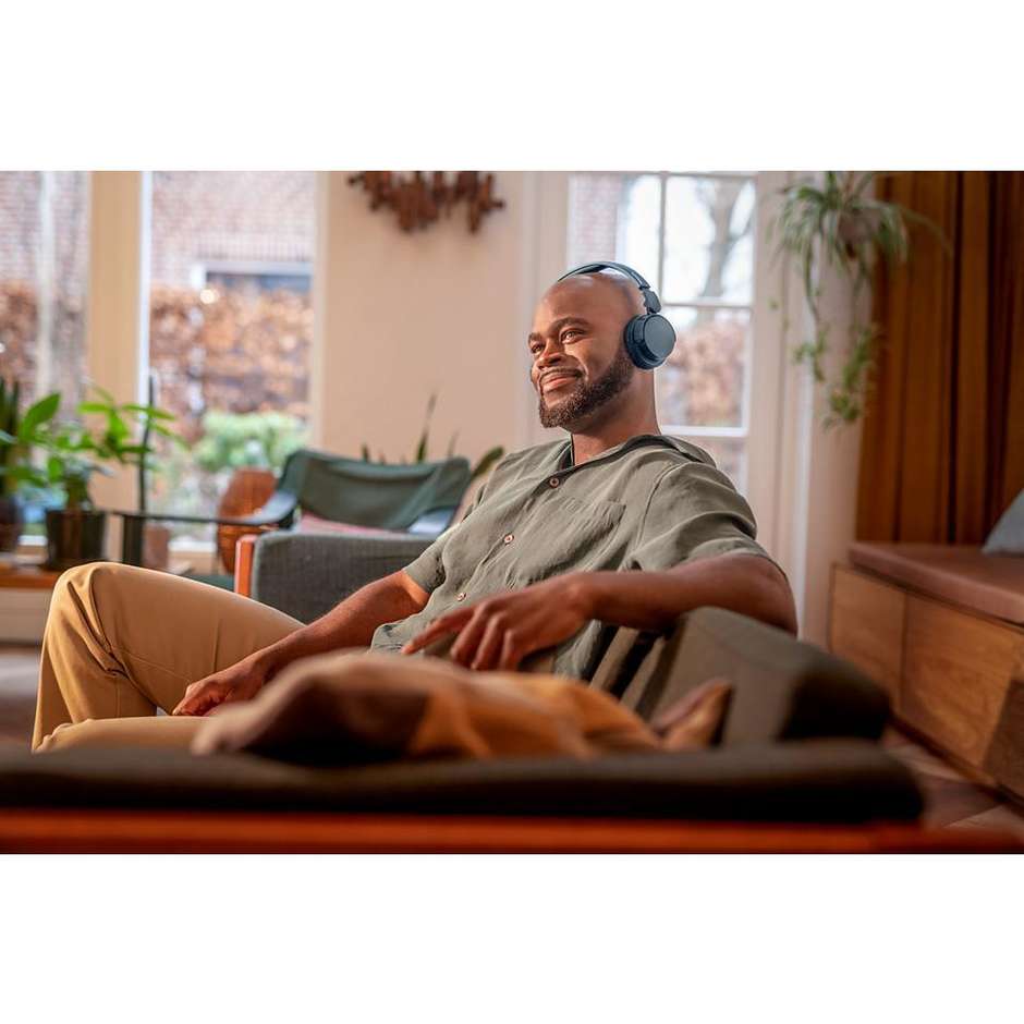 Philips TAH4209BL/00 Cuffie Wireless Bluetooth Supraurali Ripiegabili 55h Blu
