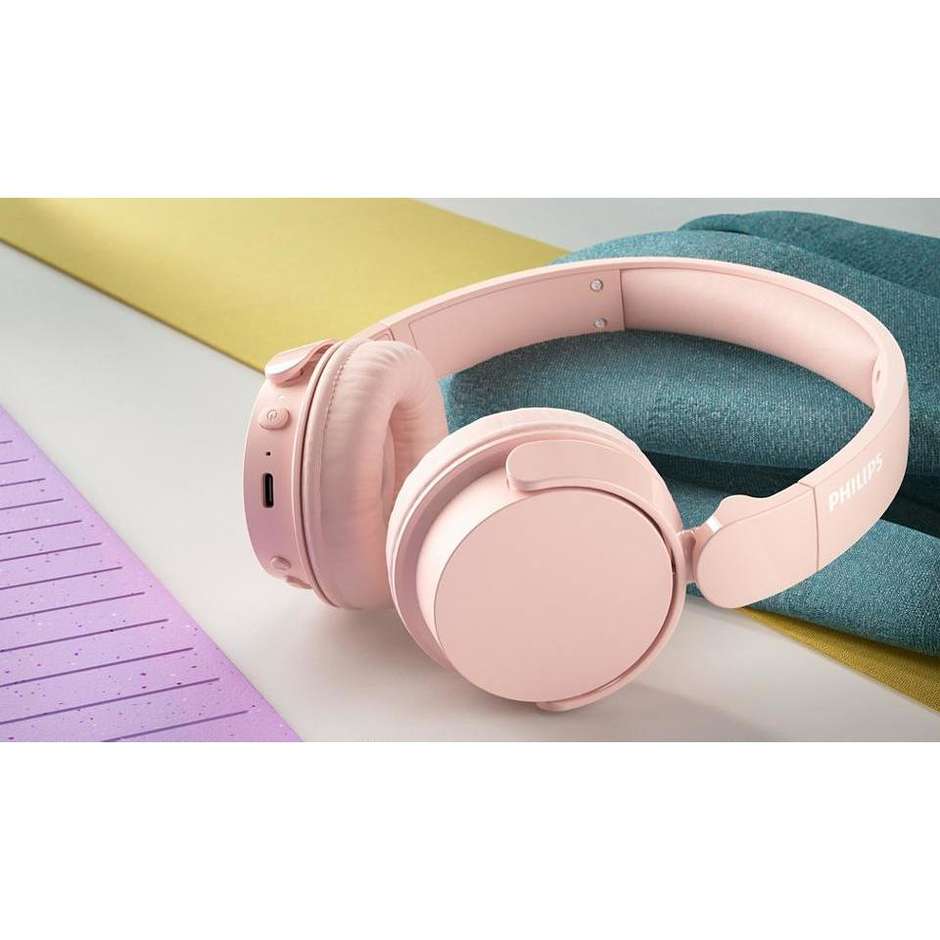 Philips TAH4209PK/00 Cuffie Wireless Bluetooth ad Alta Risoluzione Nero