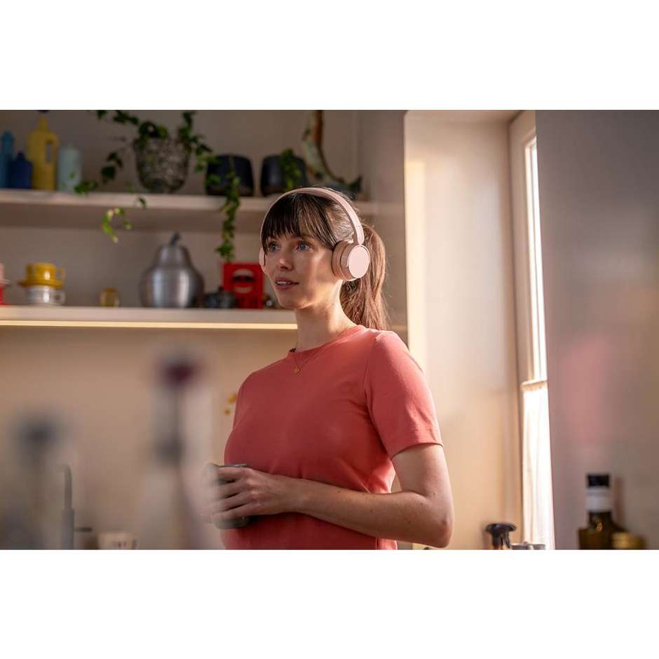 PHILIPS TAH4209PK/00 Cuffie Wireless Bluetooth con Microfono Integrato Autonomia 55 Colore Pink