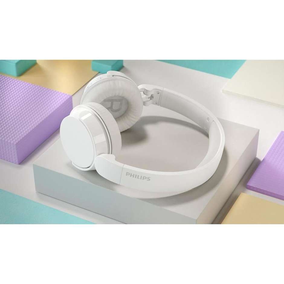 Philips TAH4209WT/00 Cuffie Wireless Bluetooth A Padiglione 55h USB-C Bianco