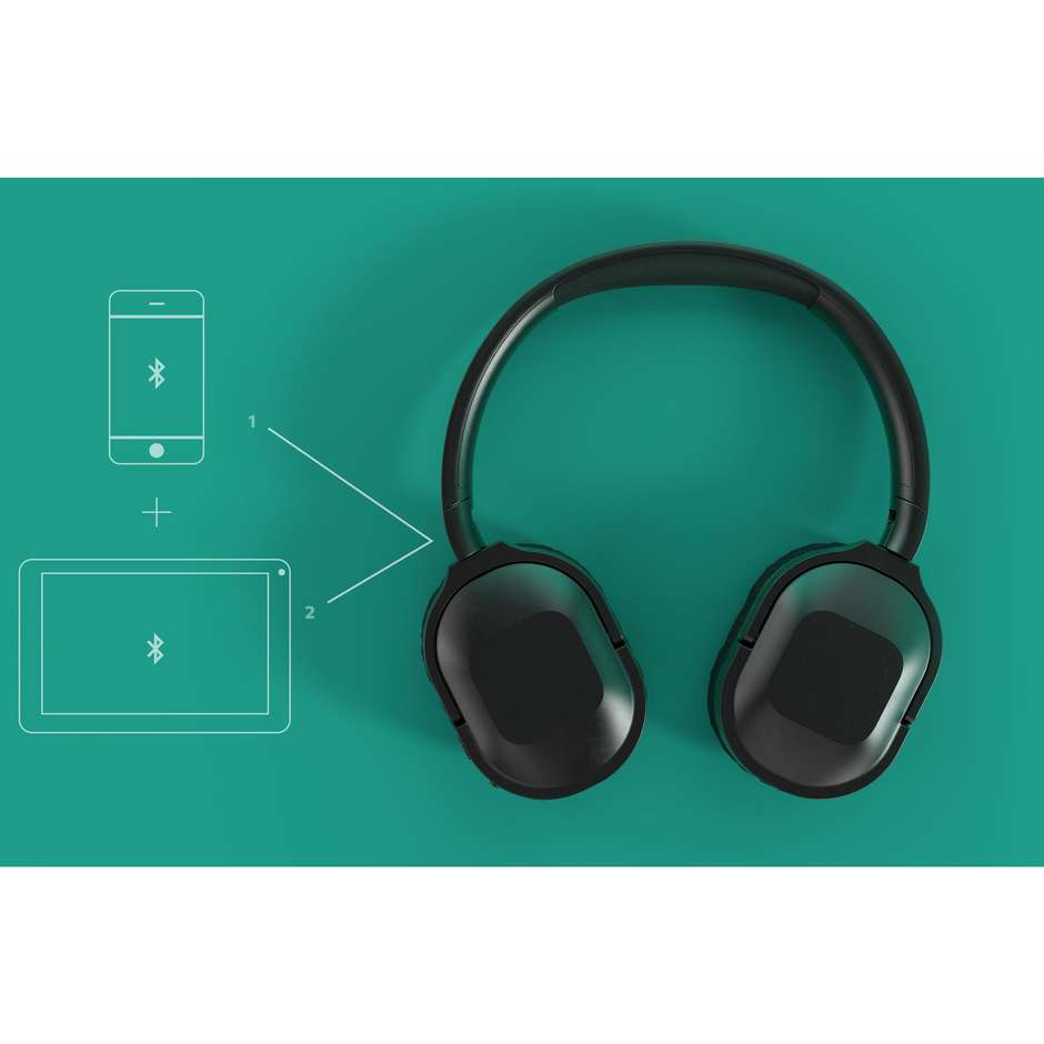 Philips TAH6506BK Cuffie Wireless Bluetooth ad Alta Risoluzione Nero