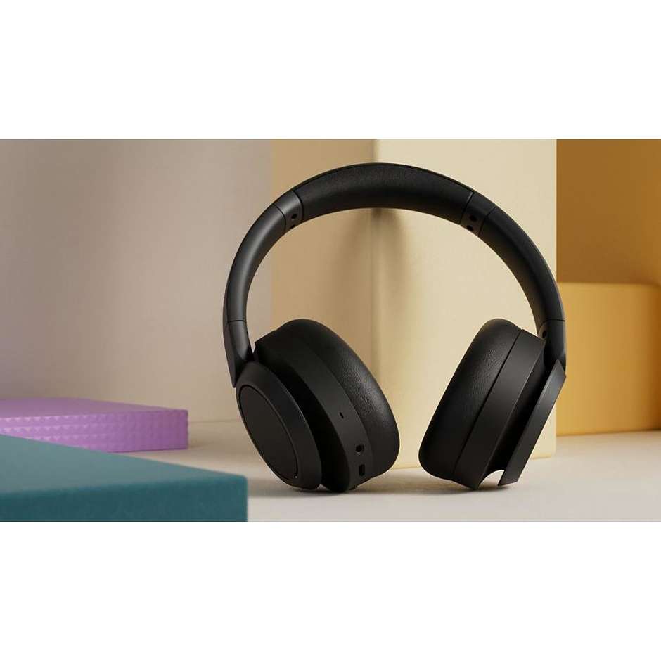 PHILIPS TAH6509BK/00 Cuffie Wireless Bluetooth con Microfono Integrato Cancellazione Attiva del Rumore ANC Colore Black