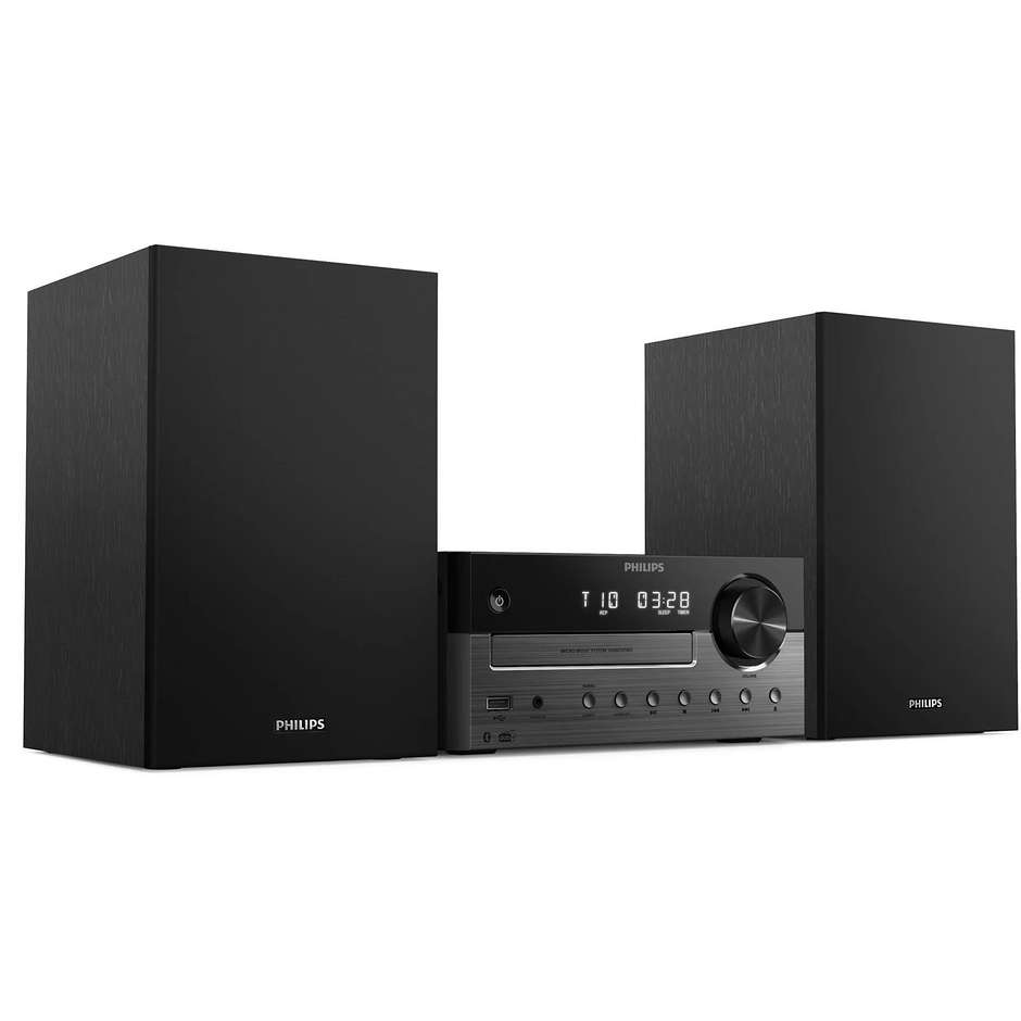 Philips TAM4505M2/12 Microsistema Audio per la Casa 80W Nero e Grigio Scuro